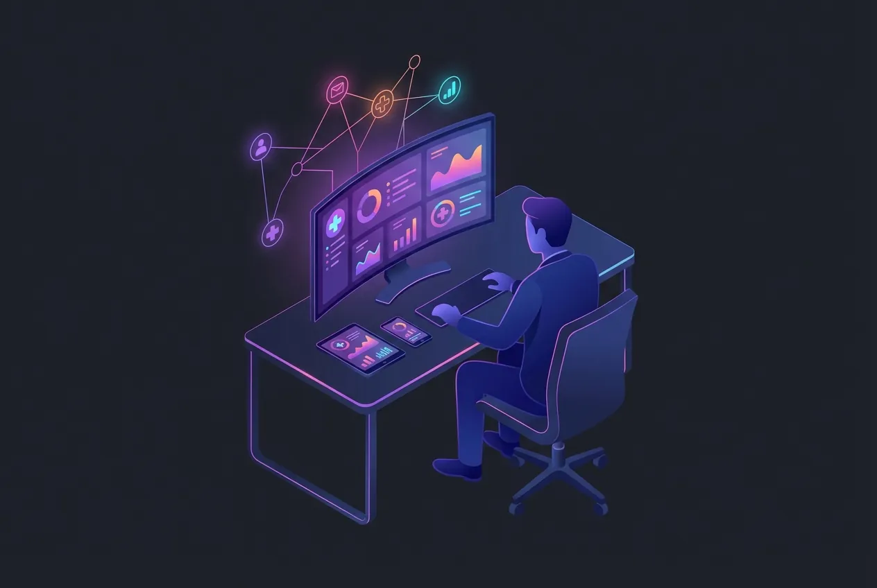 Healthcare marketing professional managing patient acquisition campaigns