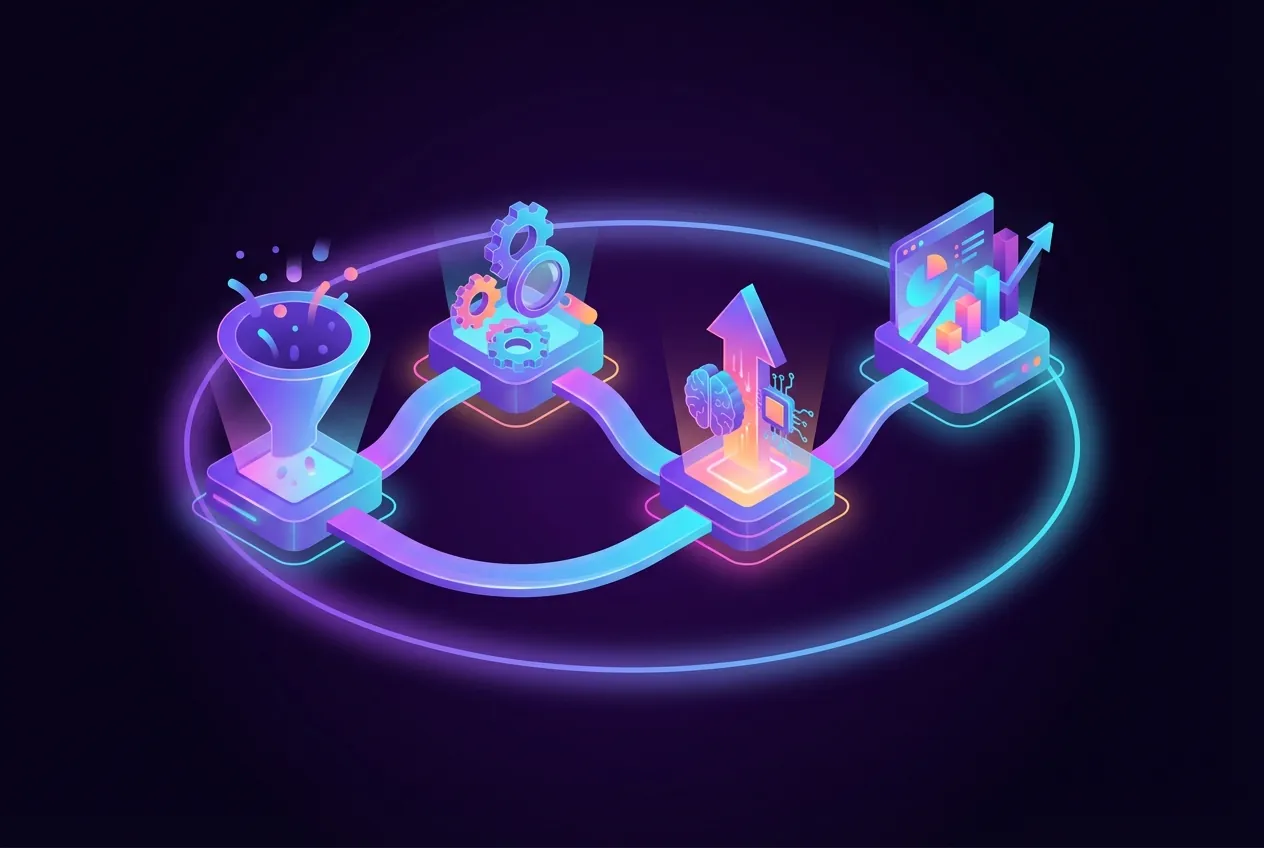 Performance marketing campaign optimization workflow and data flow