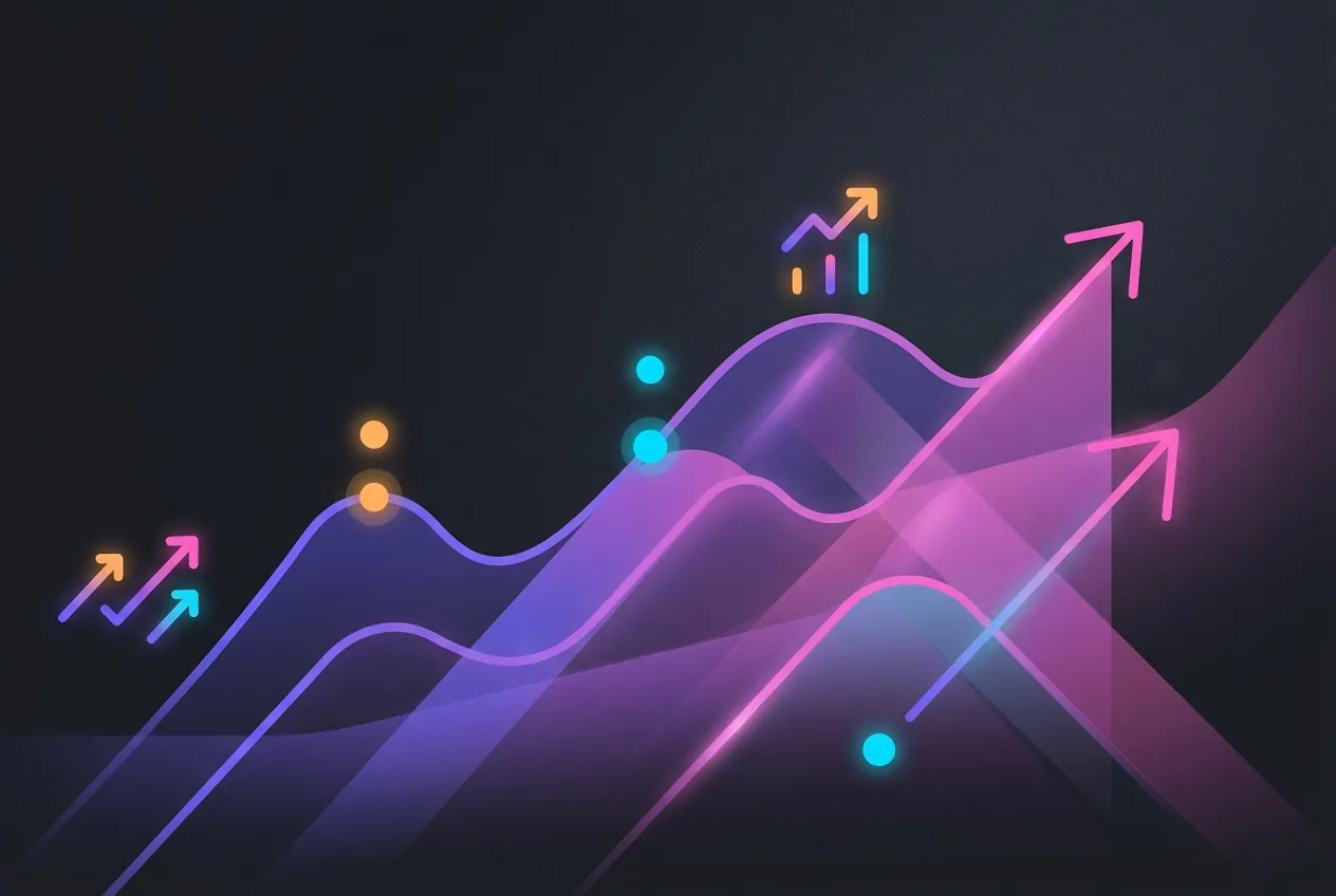 Performance marketing campaign results and data visualization