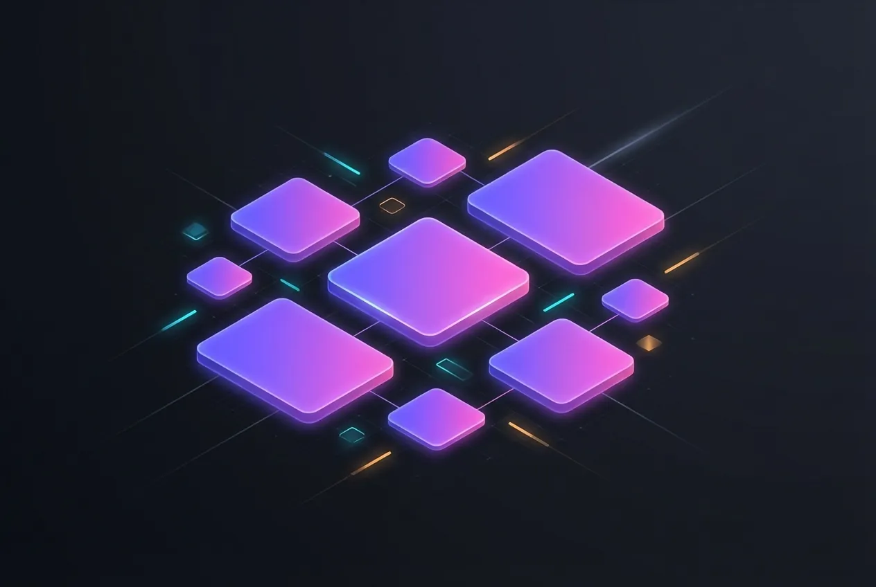 Abstract illustration representing Meta Ads social campaigns