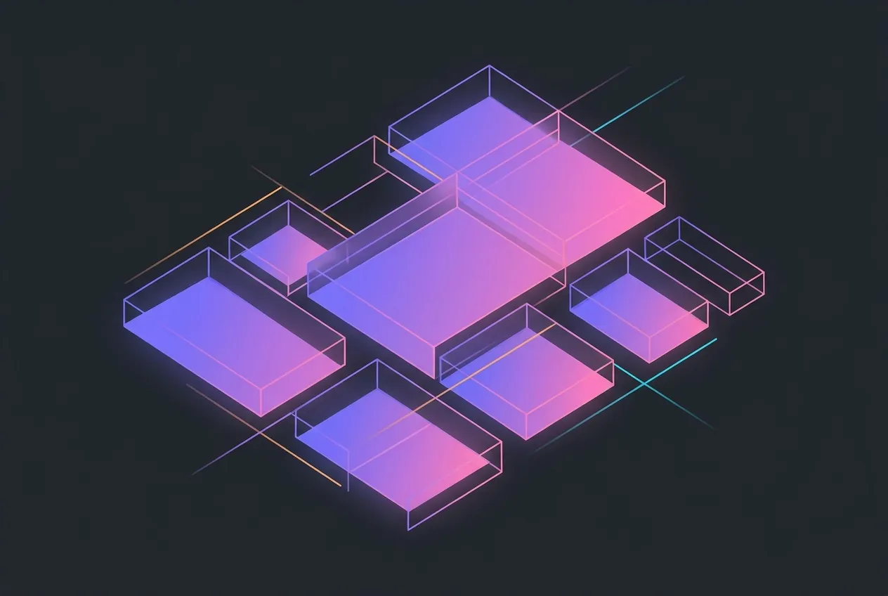 Abstract illustration representing conversion-focused web design